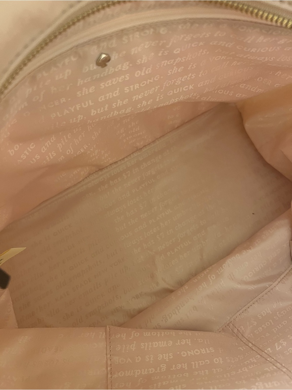 kate spade Collectable L Camel & Palm Print Tote Bag NWOT - Picture 10 of 16